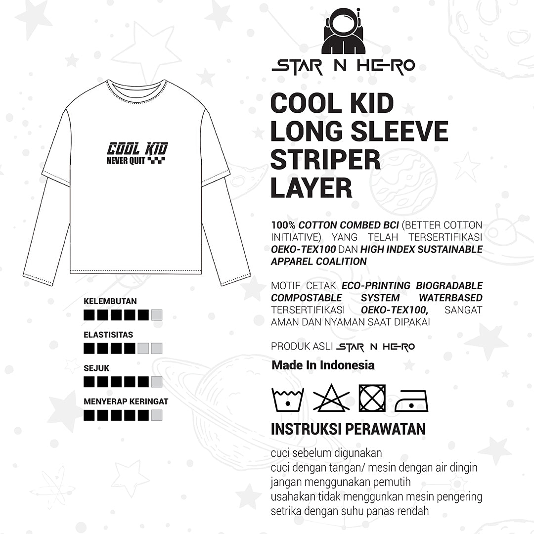 Cool Kid Never Quit - Striper Turqis