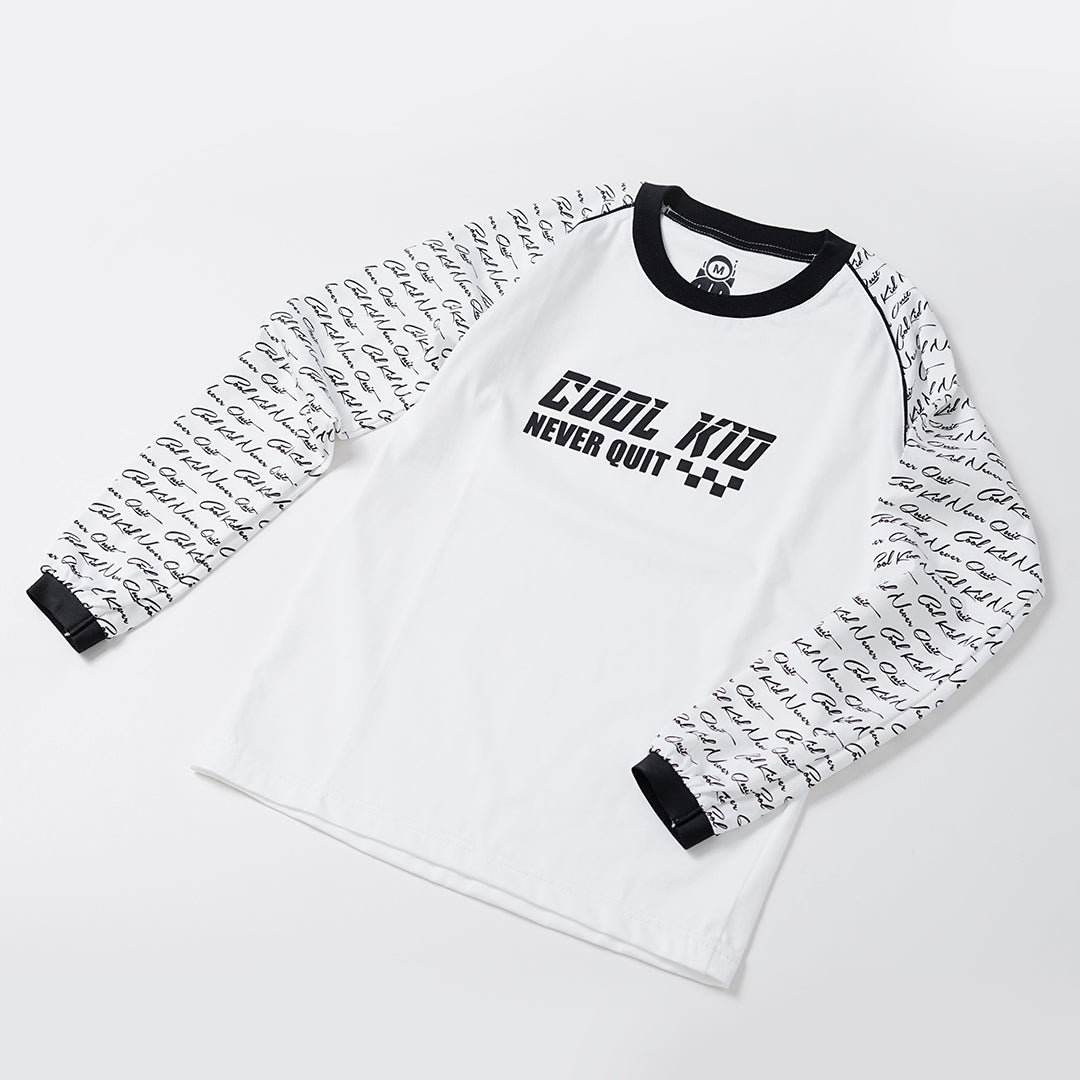 Cool Kid Never Quit - Raglan Cut